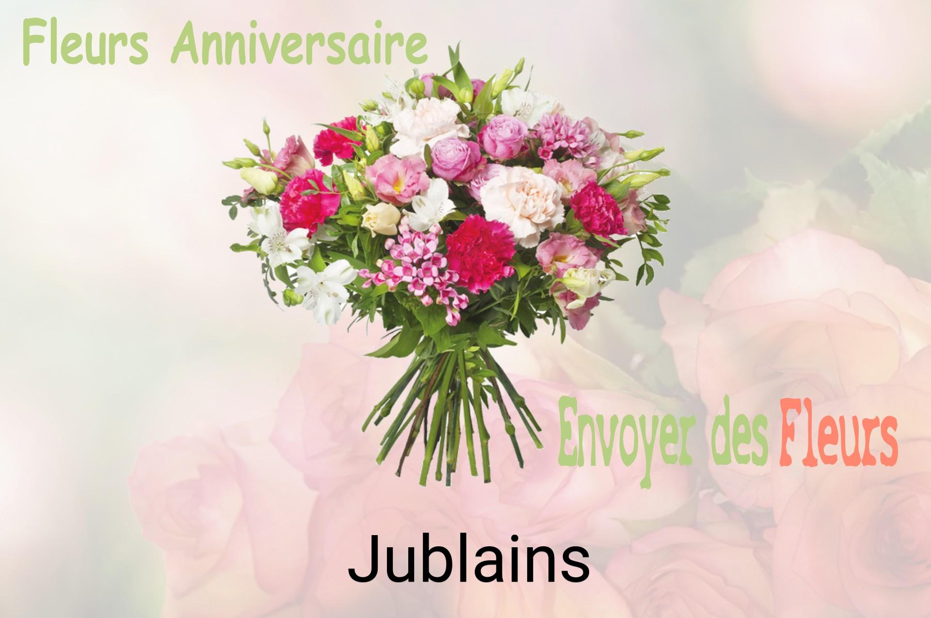 Bouquet de fleurs d’anniversaire livré à Jublains
