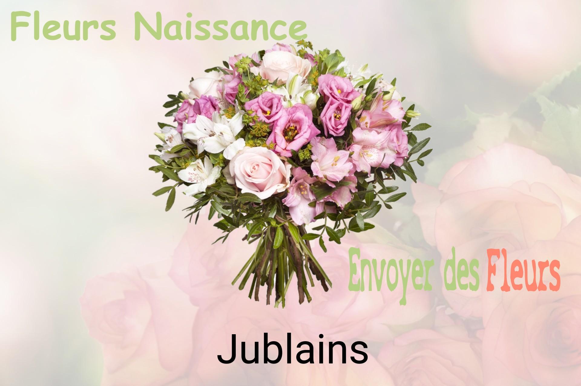 Bouquet de fleurs de naissance livré à Jublains